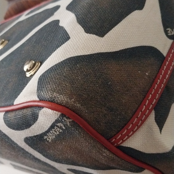 Dooney & Bourke Giraffe Print Tote Bag - Picture 10 of 16